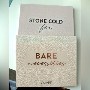 ColourPop Bare Necessities and Stone Cold Fox Palettes